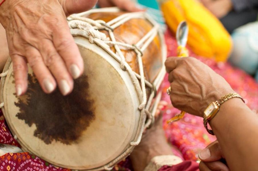 Wedding Songs; Dholki is an Important instrument to sing.